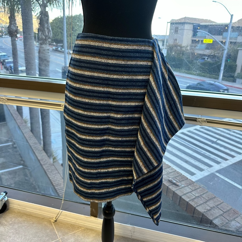 Tia Cibani striped skirt
